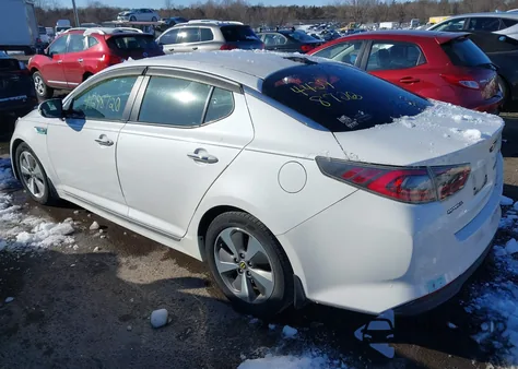 2014 Kia Optima Hybrid Ex from USA, damaged, VIN KNAGN4AD1E5073684